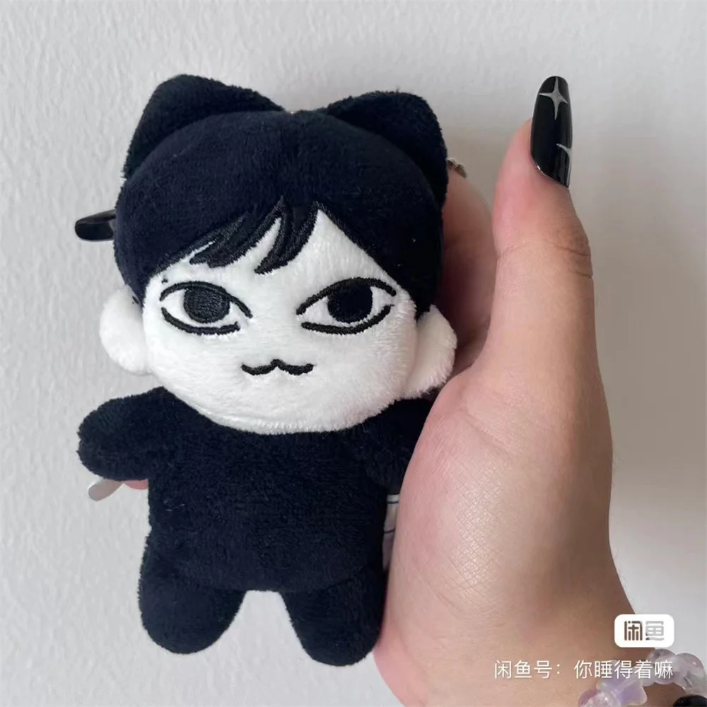 

THE BOYZ 10cm Keychain Cartoon Plush Doll Soft Stuffed Cartoon Toy Key Chain Younghoon Hyunjae Ju Yeon Kevin Keyring Bag Pendant
