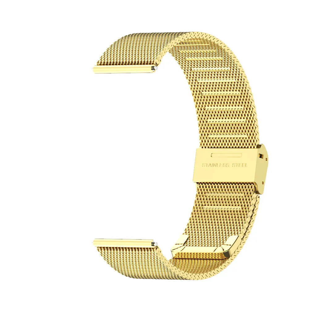 Enhanced Stainless Steel Metal Strap for Smartwatches - 22mm Wristband