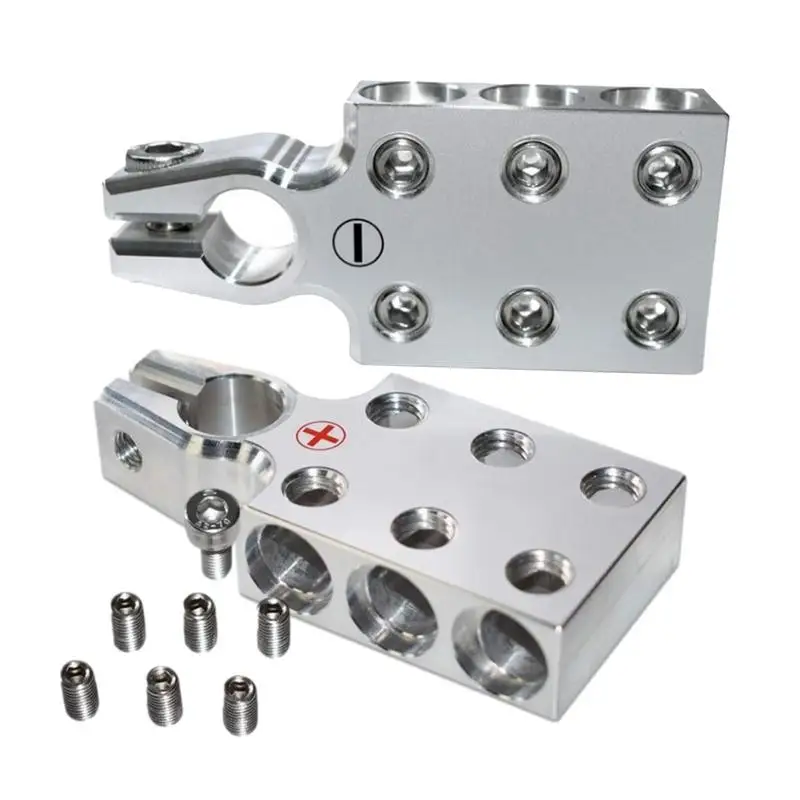 

Зажимы для автомобильных аккумуляторов, клеммы, 2 шт., плоские клеммы для аккумуляторов, зажим для автомобильной износостойкой автомобильной замены