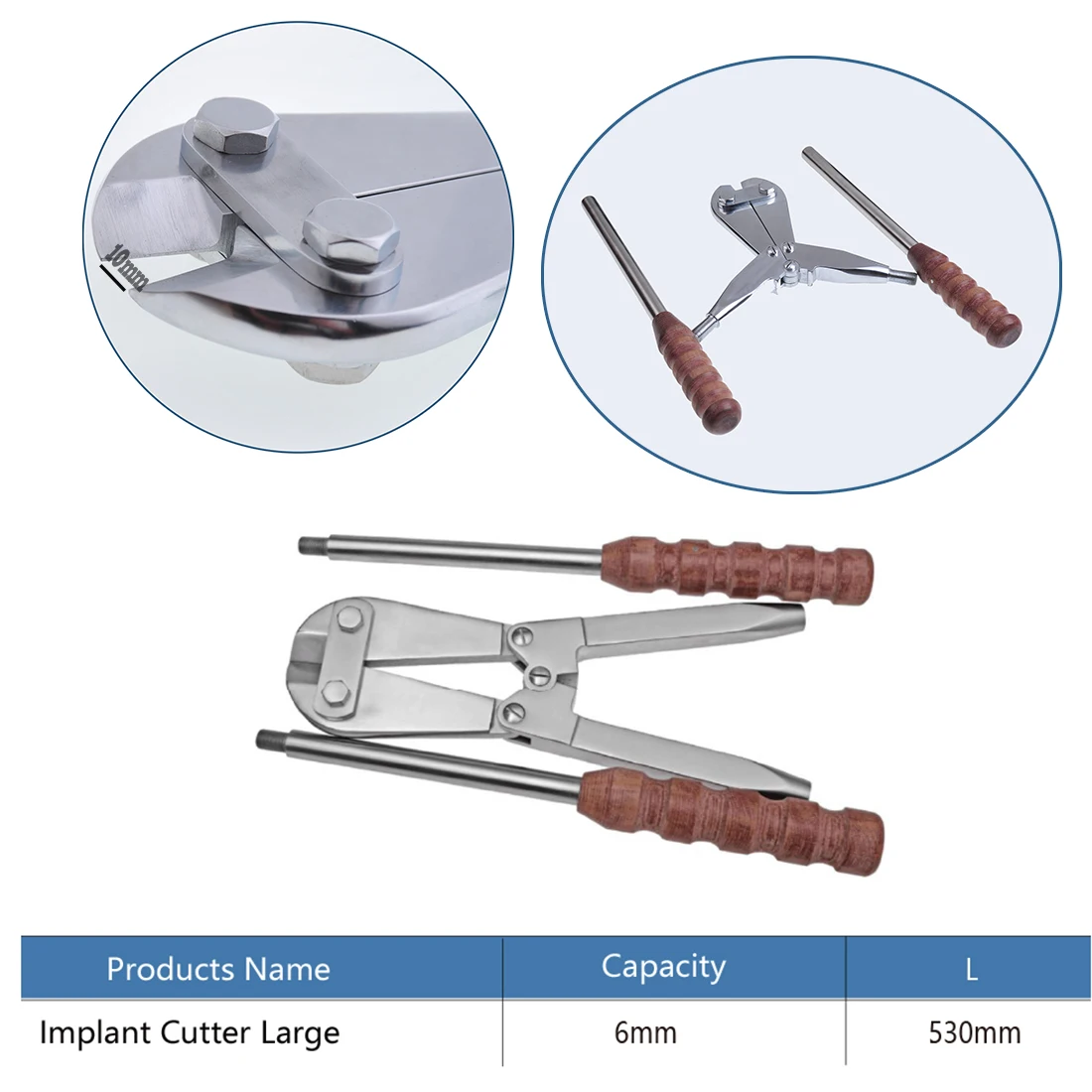 Large Wire Cutting Plier Kirschner Pin Cutter Wire Cutter Instrument Up to 6mm Orthopedics Veterinary Instruments