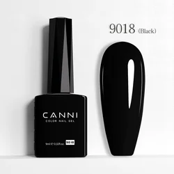 Canni HEMA - Free TPO - Free Transparent Nude Jelly Nail Gel Lacquer - 9ml (9018 black)