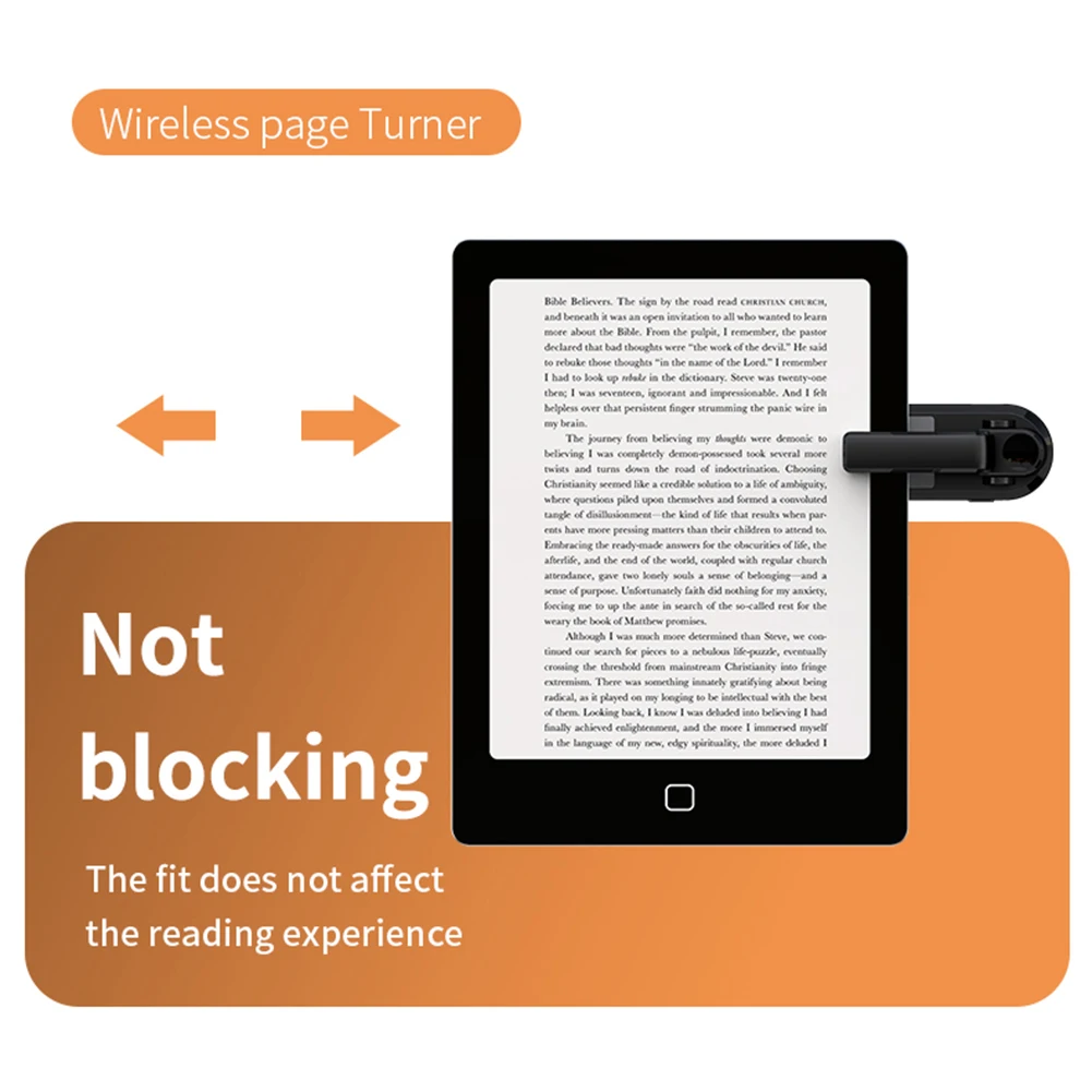 Wireless Page Turner Remote for E-Readers and Live Streaming