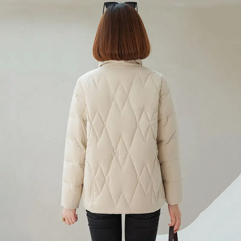 2023 New Women Down Jacket Winter Coat Female Short Parkas Loose Versatile Outwear Given To Philandering Leisure Time Overcoat