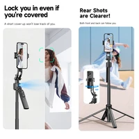 AI Smart Gimbal Tripod Selfie Stick Foldable 360° Auto Follow-Up Face Tracking Gimbal All-in-one Phone Holder For smartphone - Image 3