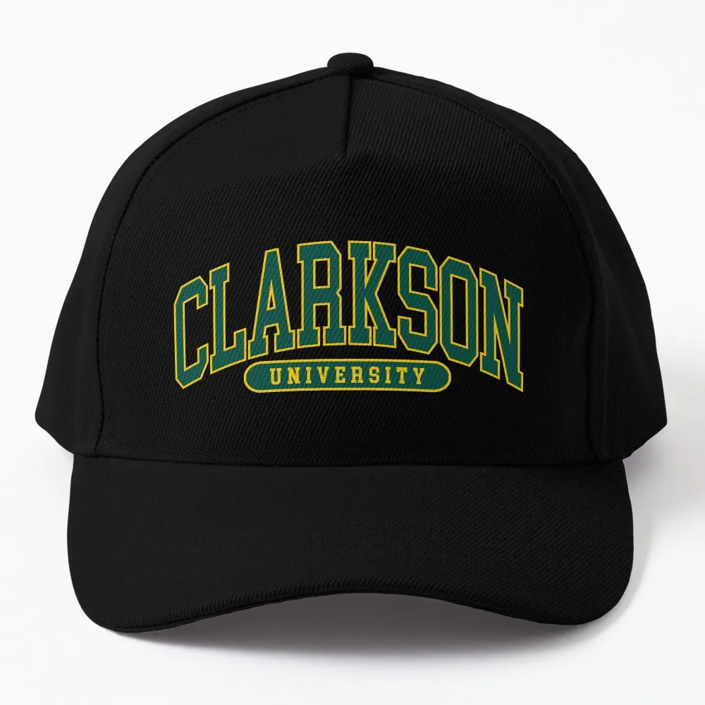 

clarkson university - college font curved Baseball Cap Hat Beach Snapback Cap Military Cap Man |-F-| Cap Men's Women's