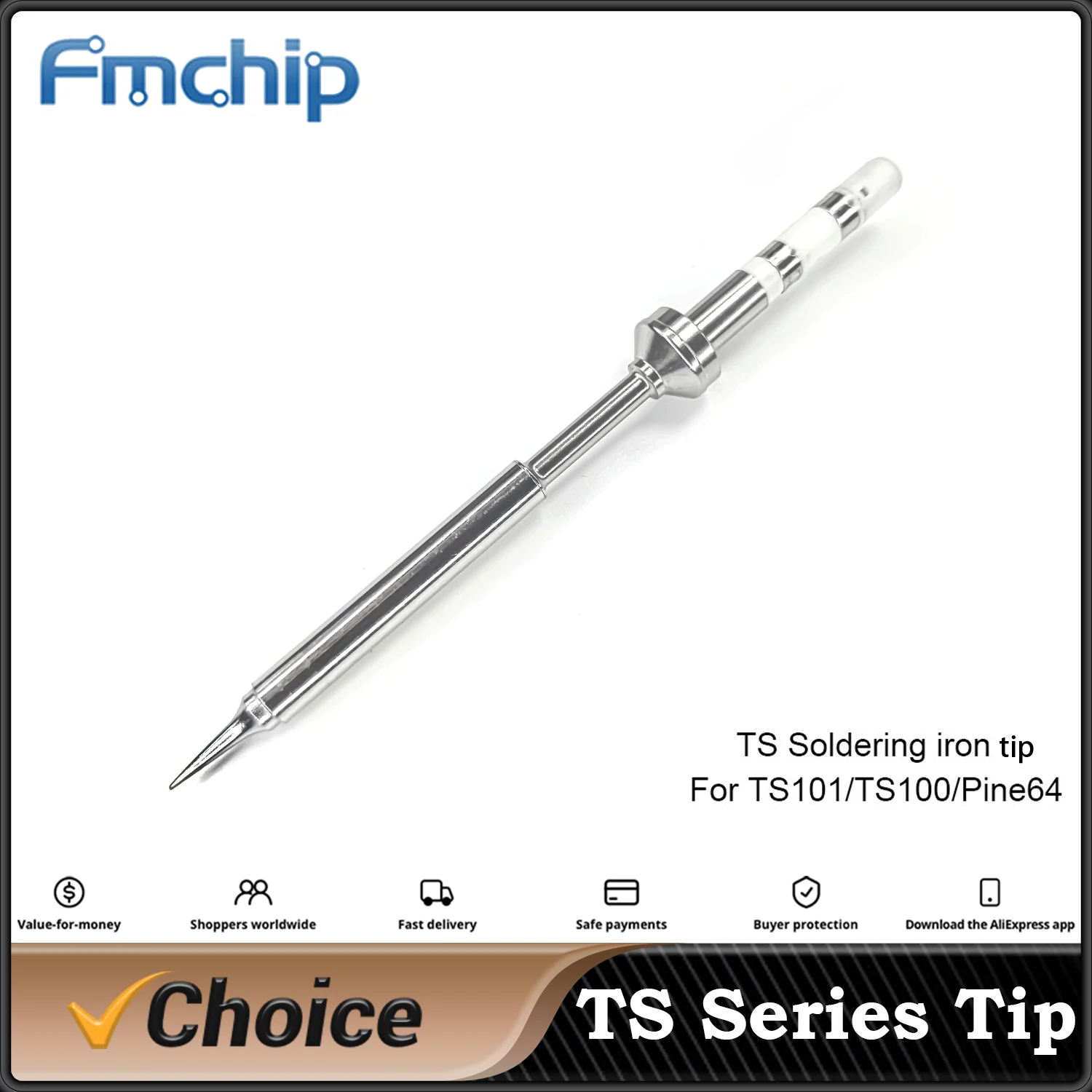 Pine64 TS100 ts101 Soldering Iron Tips Replacement Various Models of Pinecil V2 Electric Soldering Iron Tip TS Series BC2 ILS C4