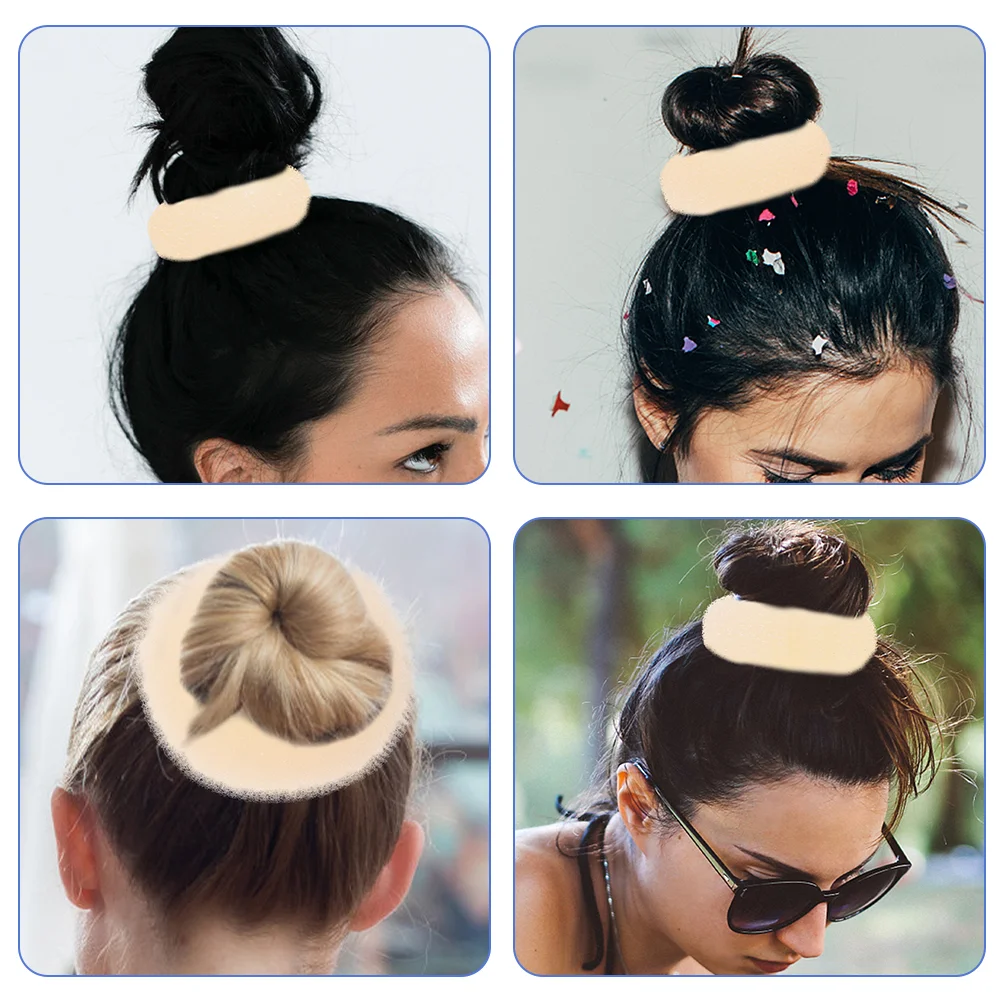 12 Pcs Hair Accessories Girl Bun Shaper Braider Doughnut for Curler