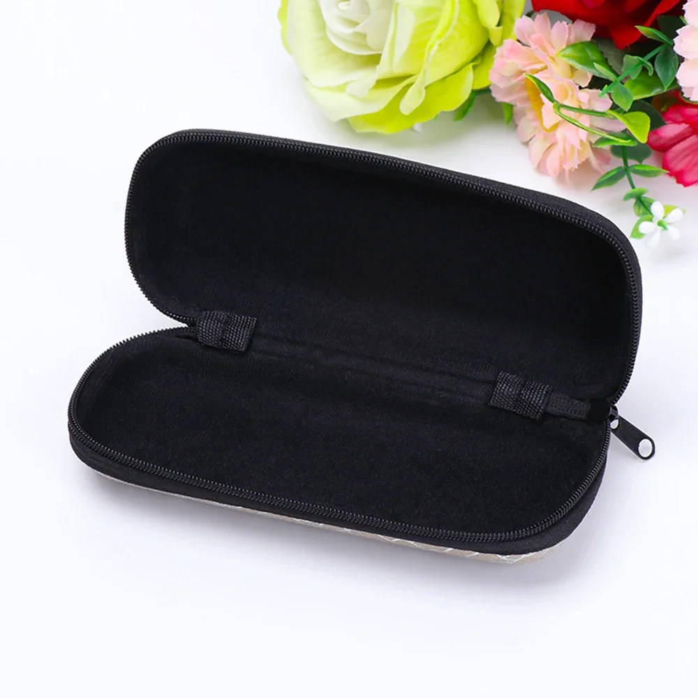 1PC Unisex Zipper Irregular Pattern Sunglasses Eye Glasses Case Eyeglass Box Eyewear Protection Containers Accessories for Women Glasses Case Sunglasses Bag Zipper Eyewear Box