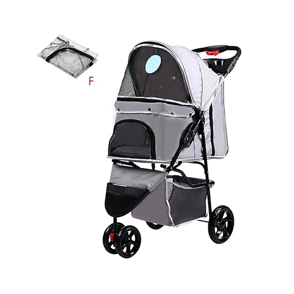 Universal pet stroller windproof, dustproof and rainproof cover