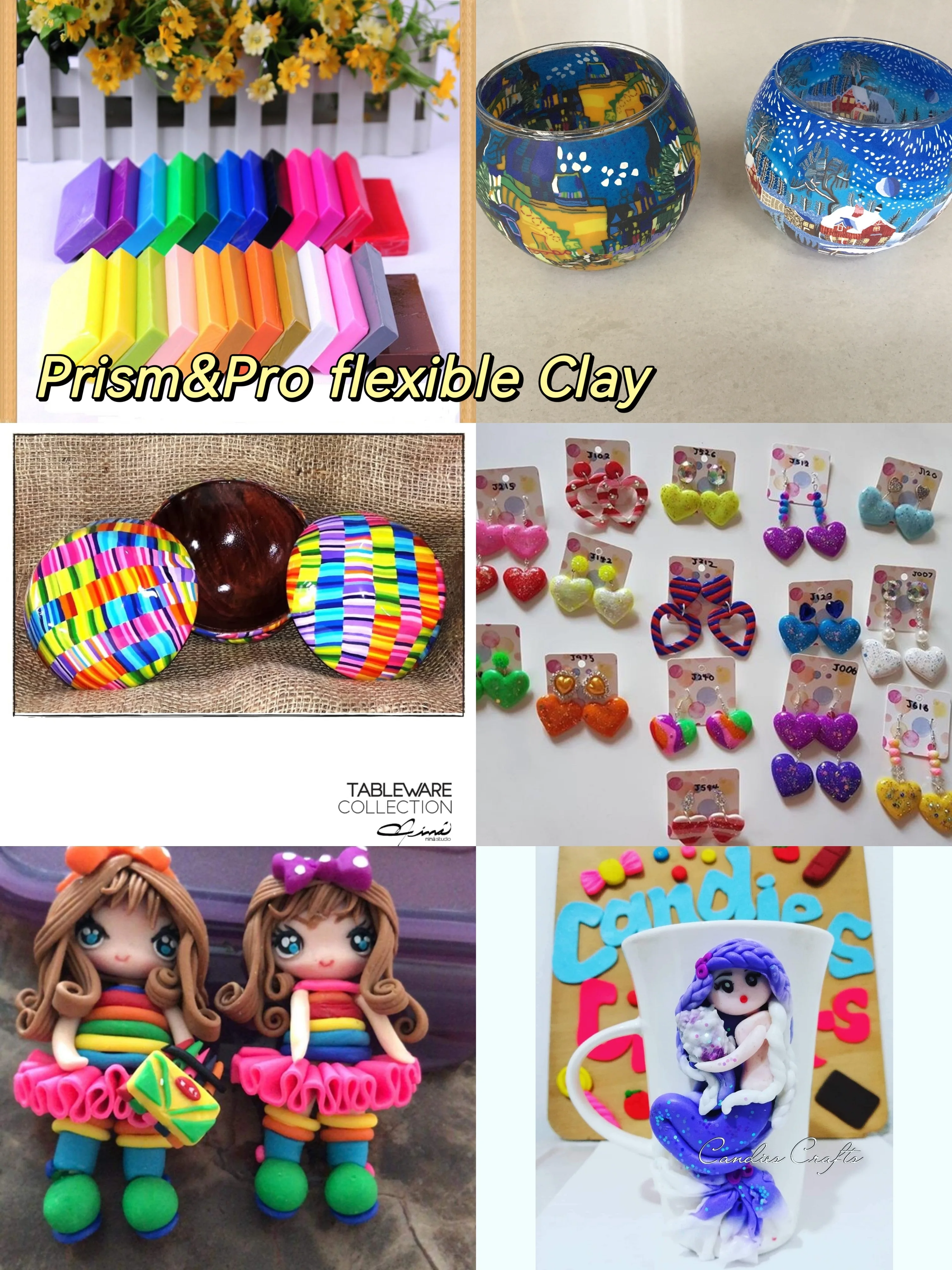Worldwide Sells Popular Flexible Durable Strength Oven Bake Polymer Clay Polyclay Kids Clay Gifts 24 Color 10g Block 3