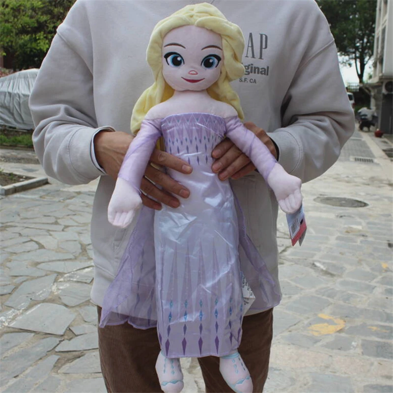 1piece Frozen Snow Queen Elsa Stuffed Dolls Princess Anna Doll Toy
