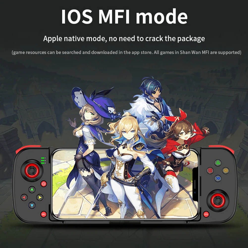  iOS ȵ̵ Bluetooth-Compatible5.0 ޴ е, PUBG, PS4, NS ġ, D3, 3D ̽ƽ