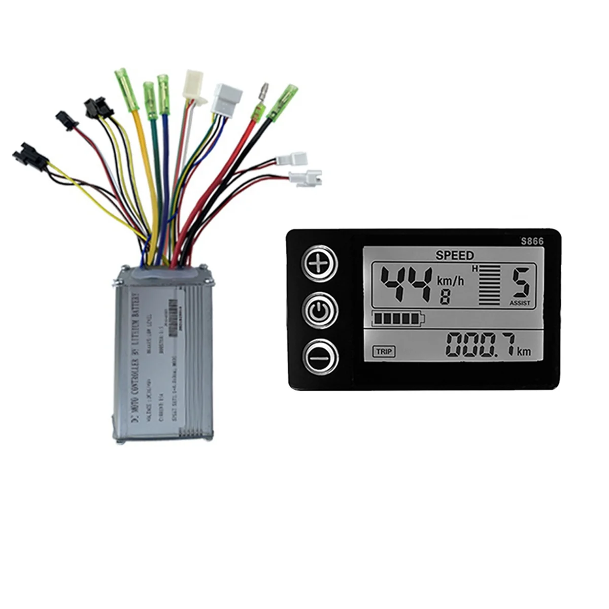 

Electric Bicycle Scooter Controller LCD-S866 Meter Set Ride Control Display Gear