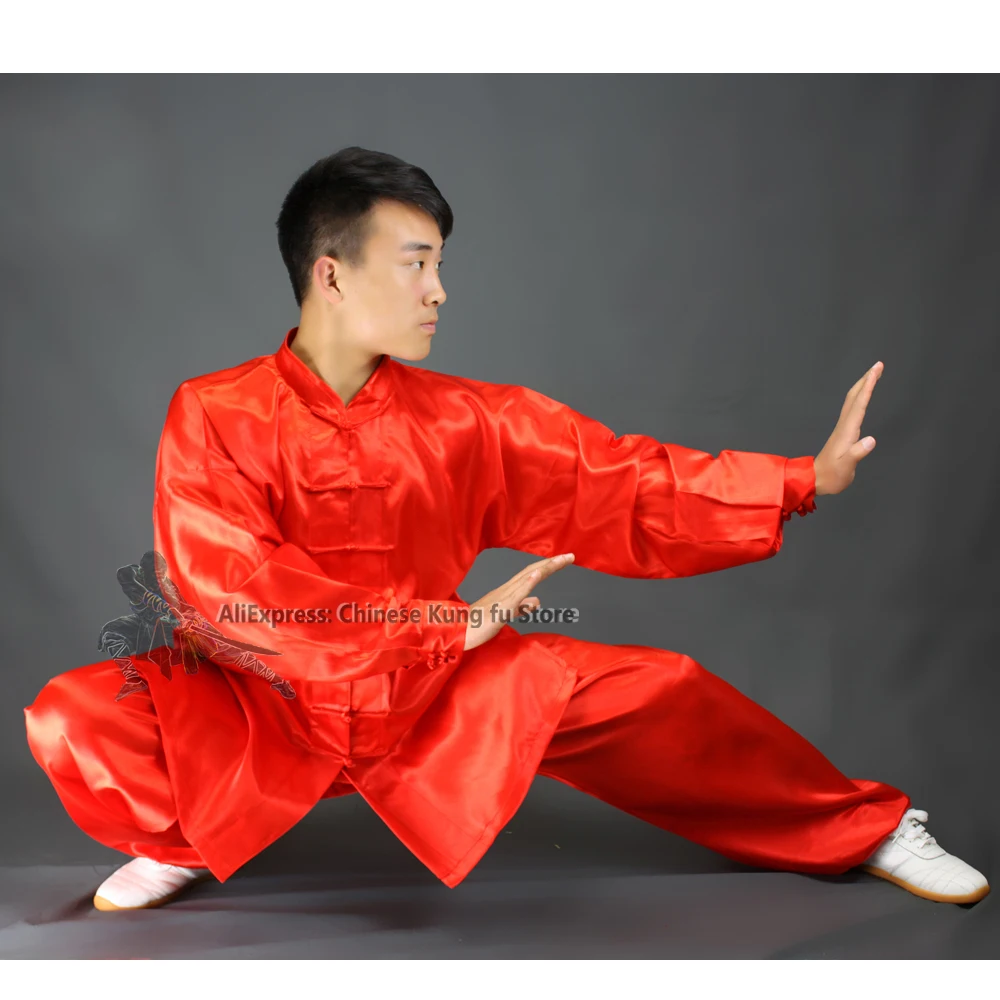 Male Female Tai chi Uniform Martial arts Kung fu Jacket and Pants - Main Image