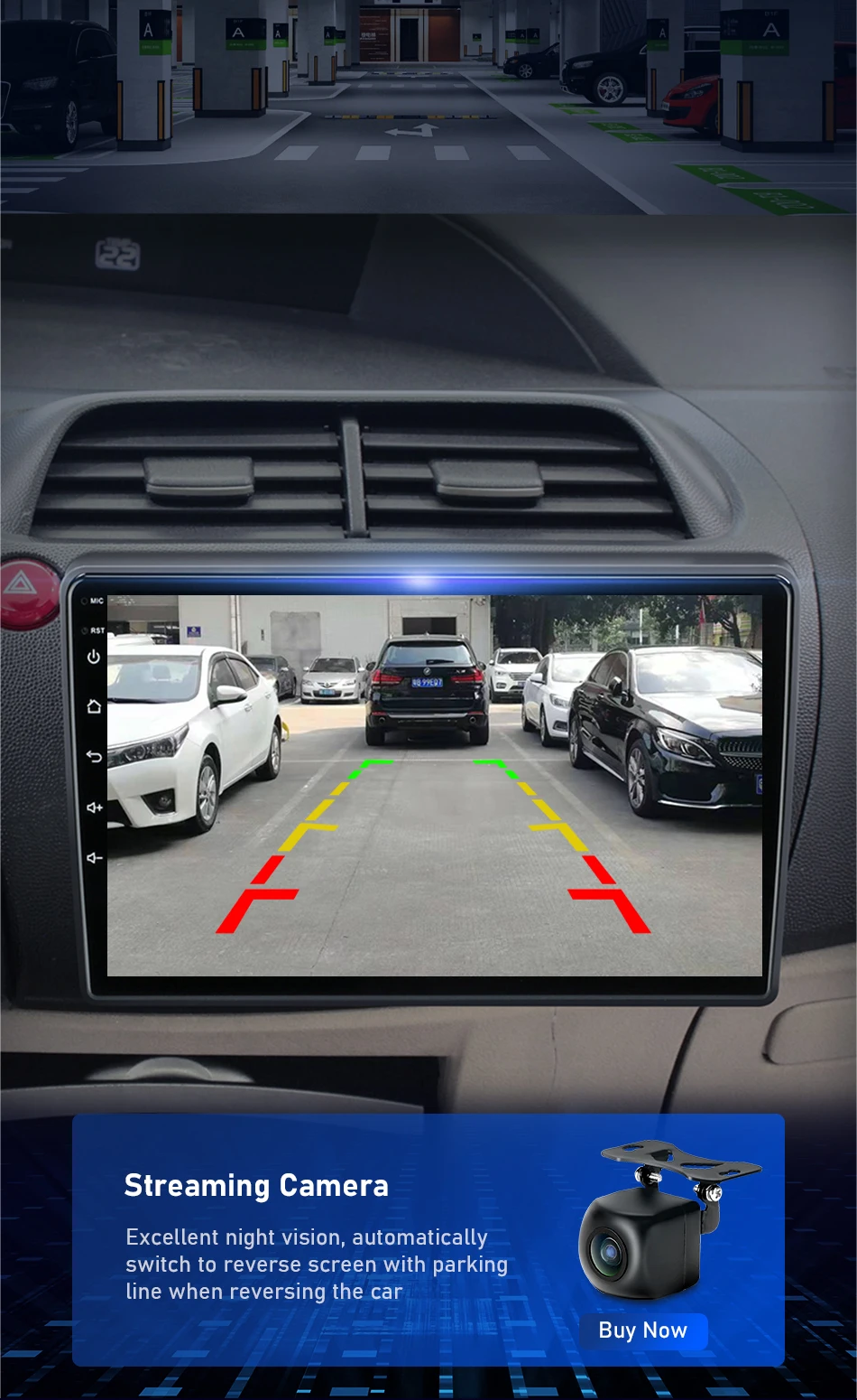 2 Din Android Auto Radio Drahtlose CarPlay Android Auto Unterstützung Backup Kamera GPS BT WiFi SWC Für Honda Civic Fließheck 2006-2011 – Detail 20