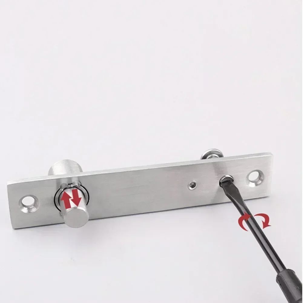 Stainless Steel Door Pivot Hinge Wood Degree Shaft Bedroom Livingroom Rotary Door Hardware Accessory door hinges