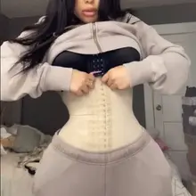 SEXY Gothic Underbust Corset And Waist Cincher Skims Kim Kardashian BBL Bustiers Top Workout Shape Body Belt Plus Size Lingerie