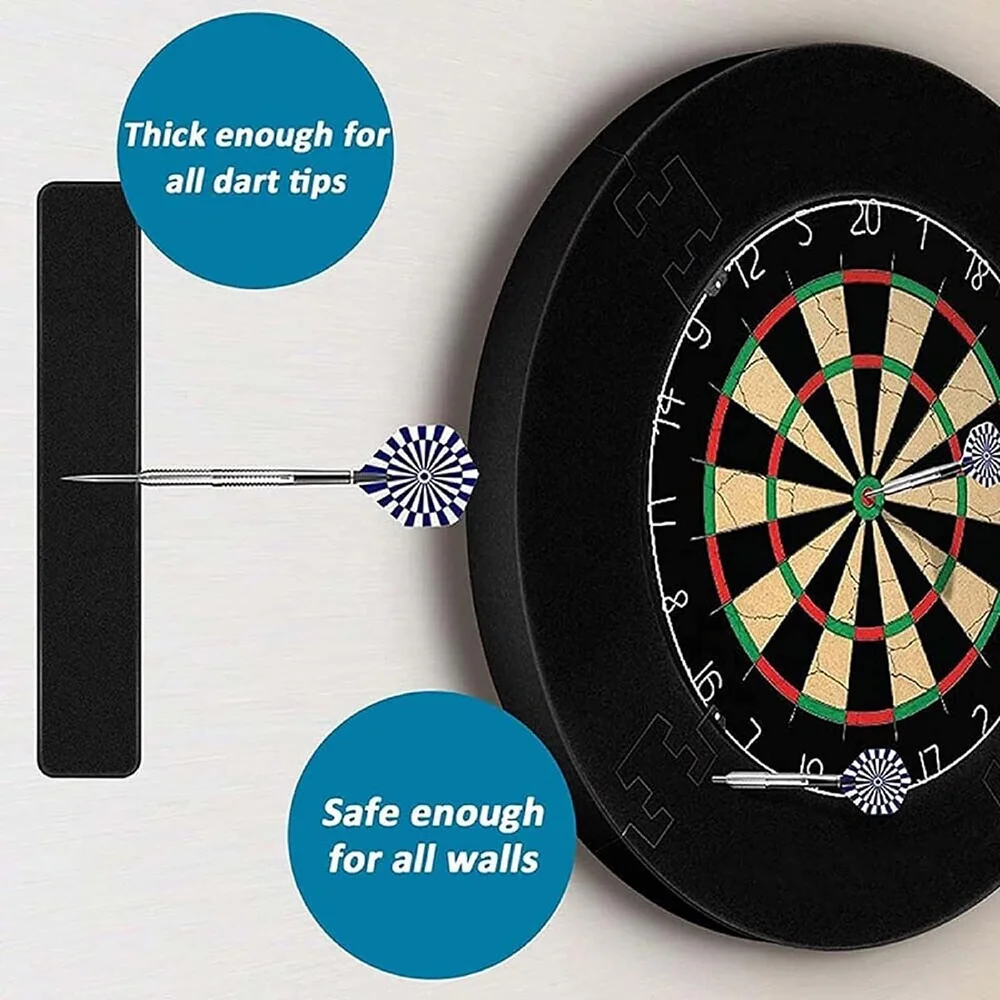 EVA Dartboard Surround Jigsaw Ring, Lightweight Removable Wall Protector For 18-Inch Dart Boards, Indoor Darts Gaming_voghion.com