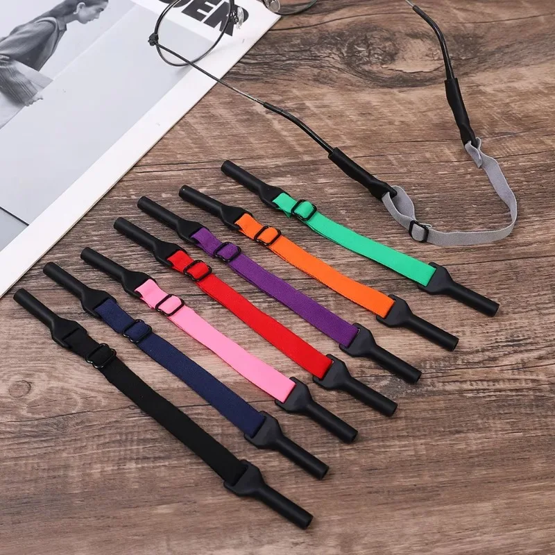 5 Pcs Adjustable Silicone Glasses Straps Sunglass Chain Sports Eyeglass Rope Band Cord Holder Elastic Anti Slip Sport Eyewear