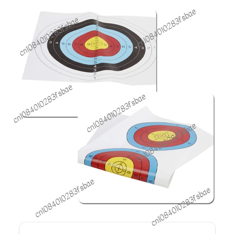 

Archery target paper half ring full ring triple chest ring slingshot compound recurving bow arrow outdoor shooting