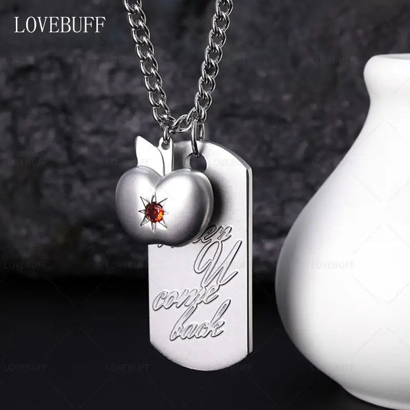 Love And Deepspace Caleb Lovebuff Apple Necklace Pendant Colleagues Jewelry 3D Apple A Birthday Present Hand Strap Xia Yi Zhou 2