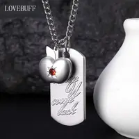 Love And Deepspace Caleb Lovebuff Apple Necklace Pendant Colleagues Jewelry 3D Apple A Birthday Present Hand Strap Xia Yi Zhou 2