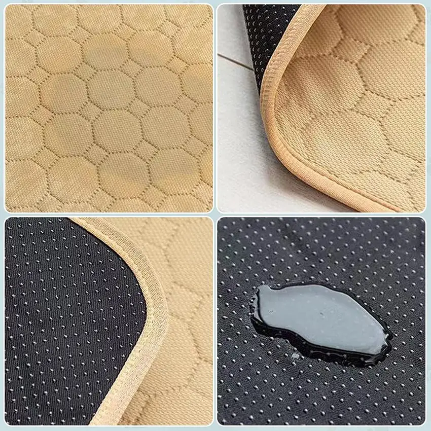 Dog Pee Pad Dog Training Pad Incontinence Pads Dog Training Pad Washable Pet Pee Mat Super Absorbent Non-Slip Puppy Crate Mat Reusable Incontinence Pads for Dogs Cats Rabbit