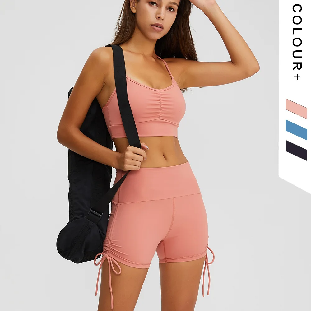 

Комплект для йоги 2024, комплект для тренировок, укороченный топ, леггинсы, комплект пикантных колготок, одежда для фитнеса, спортивная одежда, комплект для спортзала, женские шорты для йоги