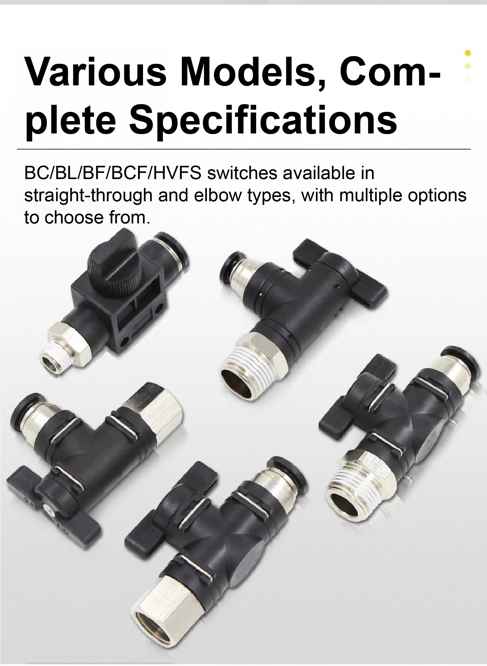 BL BC 4-12 Series Pneumatic Manual Valve Hand Control Air Shut Off Ball Valve In