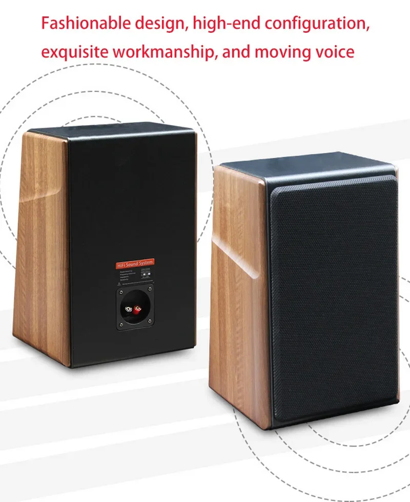 10 Inch 4 Ohm 200W Passive Speaker 2.0 Stereo Bookshelf Speakers Home HiFi Loudspeaker Suitable For Amplifier Audio