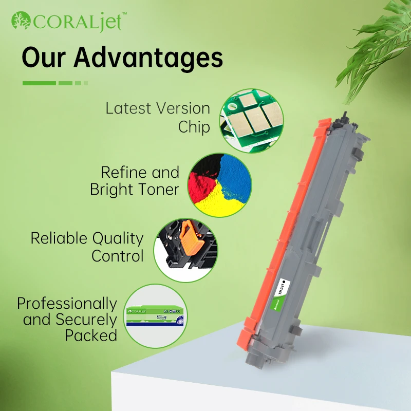 Coraljet Toner Cartridges Compatible For Brother TN241 TN245 Compatible with 9015CDW 9020CDW 9022CDW 3140CW 3142CW 3150CDN
