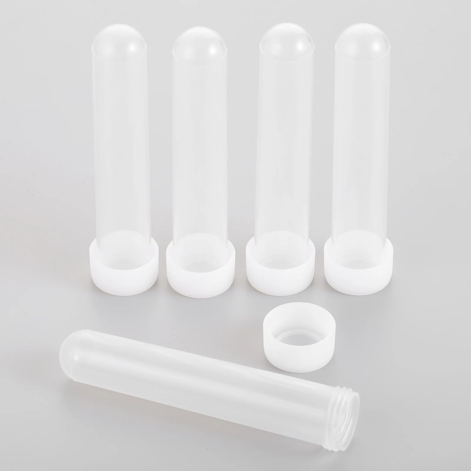 5pcs Transparent Sewing Needle Storage Tube Plastic Bead Pins Bottle Button Sequin Container Box Holder Felting Cross-stitch DIY sewing storage box