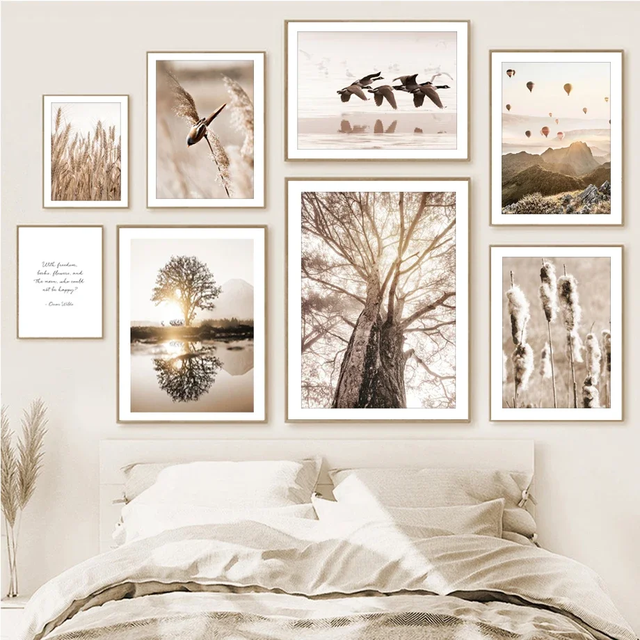 

Wheat Withered Tree Dandelion Canyon Nordic Modern Wall Art Canvas Painting Posters And Prints Pictures For Living Room Decor