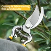 DELI 8 Inch Garden Pruner Shears SK5 Blade Pruning Scissors for Bonsai Fruit Trees Flowers Branches Garden Pruners 2