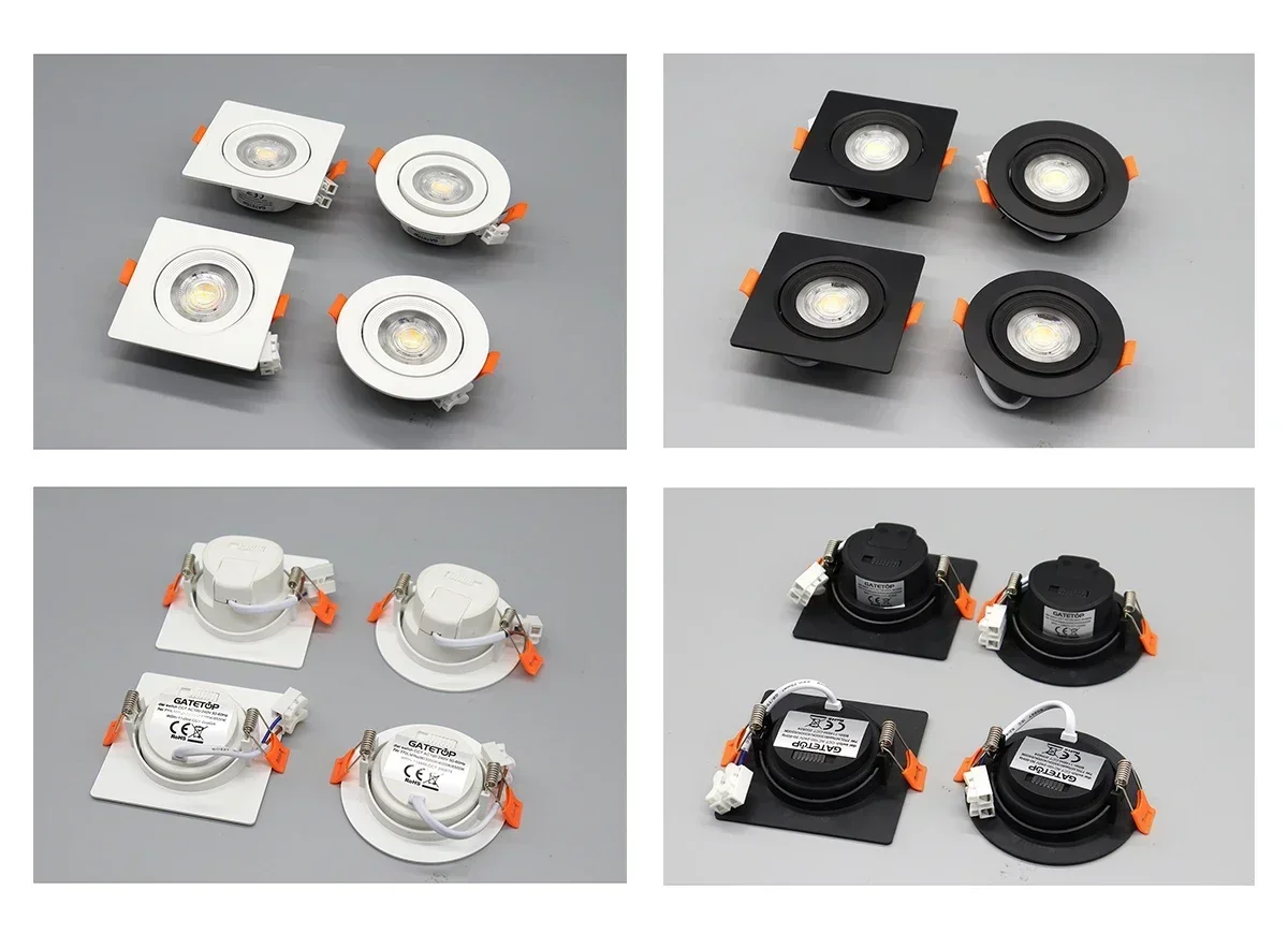 2Pack Round Recessed LED Ceiling Spotlight Downlight Sfb142dec4fcc4d99ae0fe1309cf59b7cb