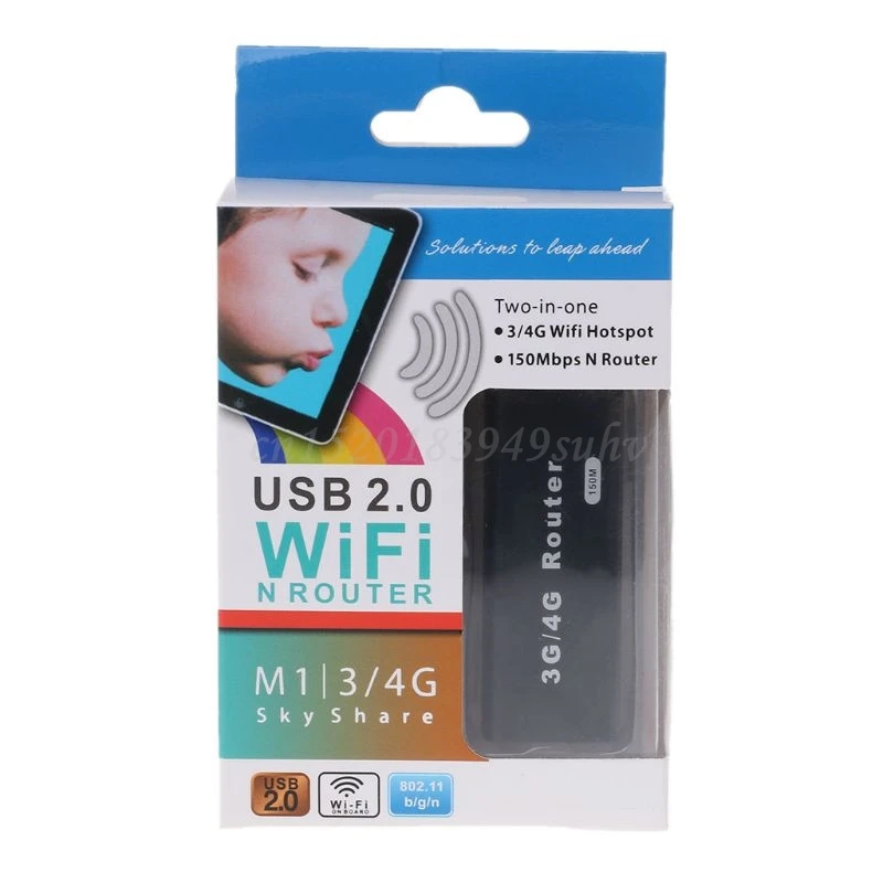 Wifi Router Mini Portable 3g/4g Wifi Wlan Hotspot Client 150mbps Usb