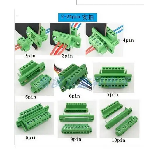 

1 лот/Паяльная док-станция, разъемная Клеммная колодка 2-24p, двухпроводное соединение