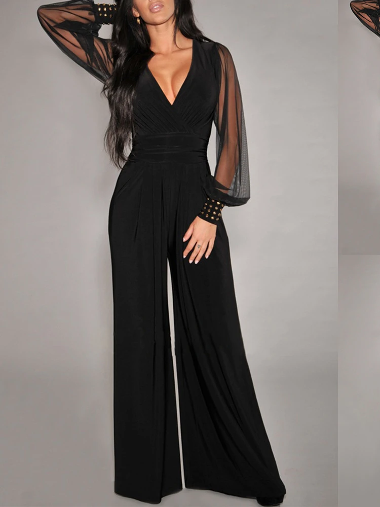 Jumpsuit Women Elegant Office Laides 