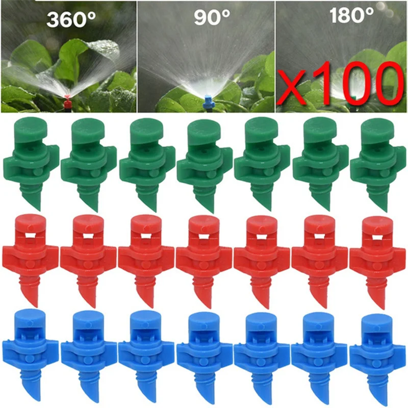 Atomizing Garden Sprinkler Sprayer 90/180/360 Degree Refraction Micro Garden Lawn Water Spray Misting Nozzle Sprinkler Plant garden sprinkler plant waterer irrigation sprinklers garden irrigation nozzle drip irrigation sprinklers garden sprayer nozzles