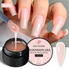 MEET ACROSS 8ml Milk White Quick Extension Gel Nail Polish Vernis Semi Permanent Soak Off  Nail Art UV Gel LED Varnish Nails 4