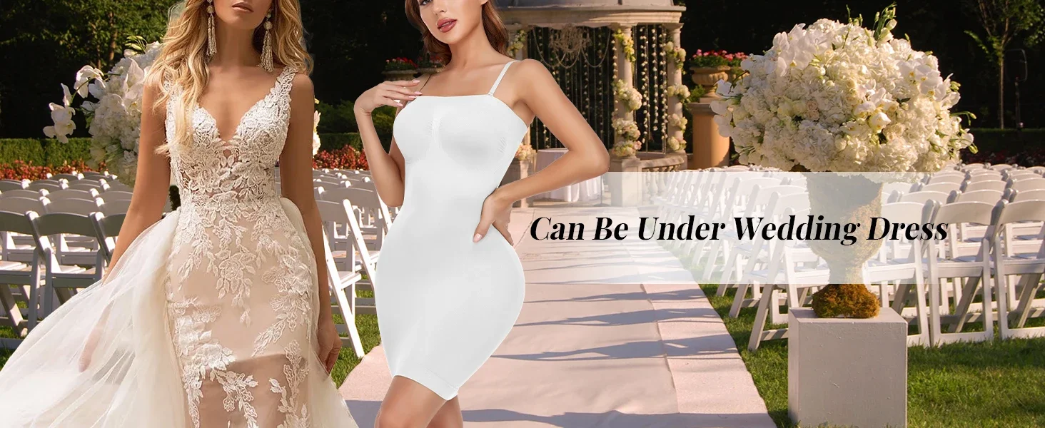 Description Picture 4 of itemMISSMOLY Women Strapless Shapewear Slip Under Dress Full Slips Dress Tummy Control Butt Lifter Full Body Shaper Corset Underwear