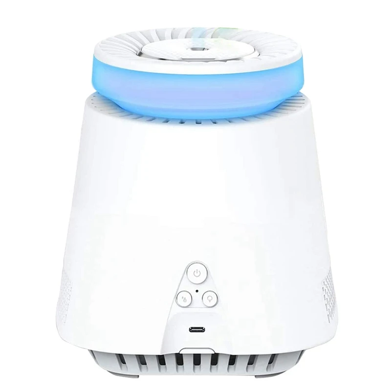 

HEPA Air Purifiers , Portable Air Filtration With Mist Humidifier, Bedroom Office, Night Light,Desktop USB Air Cleaner
