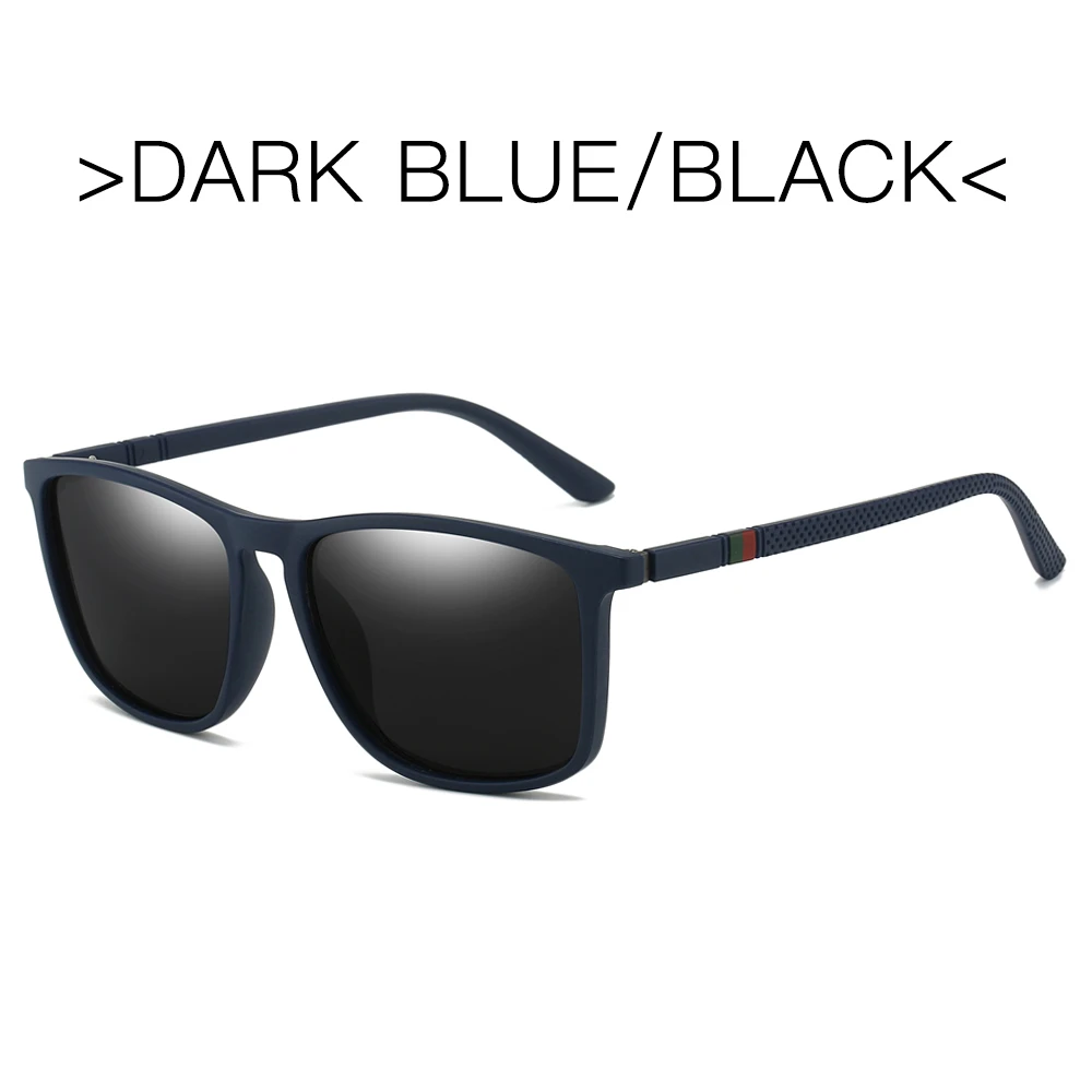 Men's Polarized Sports Sunglasses - Lightweight UV400 Protection Square Eyewear