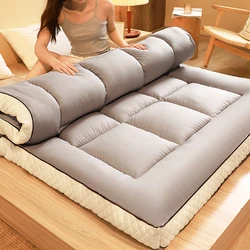Colchón más grueso, cojín suave para el hogar, colchoneta de esponja Tatami individual para dormitorio de estudiantes