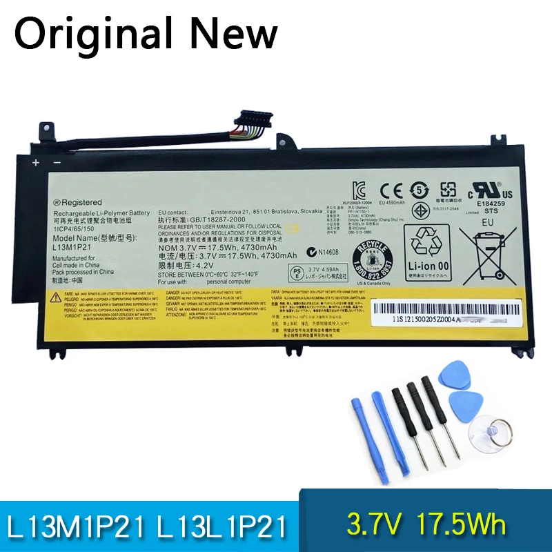 

NEW Original Battery L13L1P21 L13M1P21 For Lenovo Miix 2 8" Tablet PC 3.7V 17.5Wh