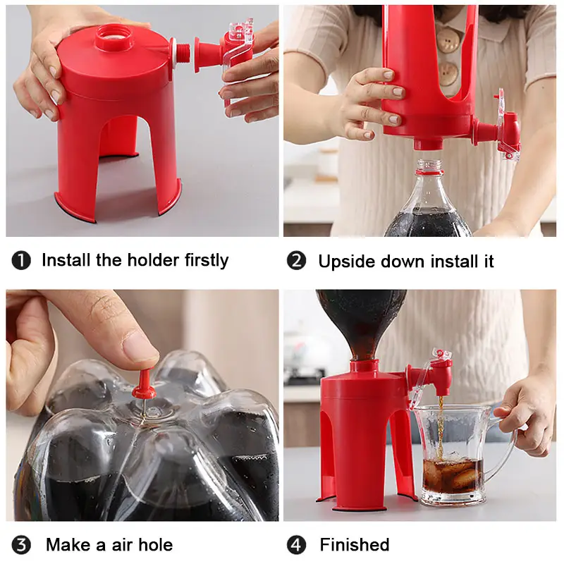 Inverted Water Dispenser Cola Drink Bottle Hand Pressure Switch Pump Drinking Fountains Beverage Switch  Drinking Kitchen Tool - Image 6