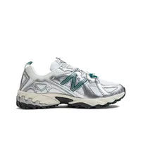 New Balance 610T Chaussures de sport décontractées à tige basse et amorti doux pour hommes et femmes, argenté-blanc ML610TAE 2