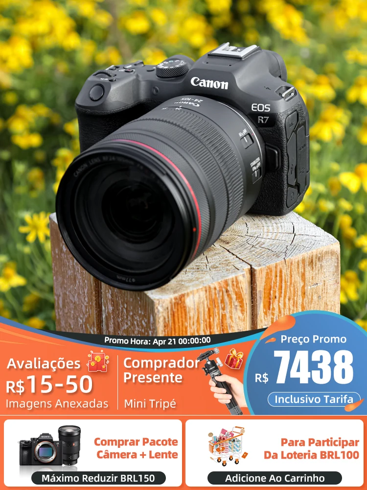 Canon Camera Canon EOS R7 APS C Professional Mirrorless Camera Digital