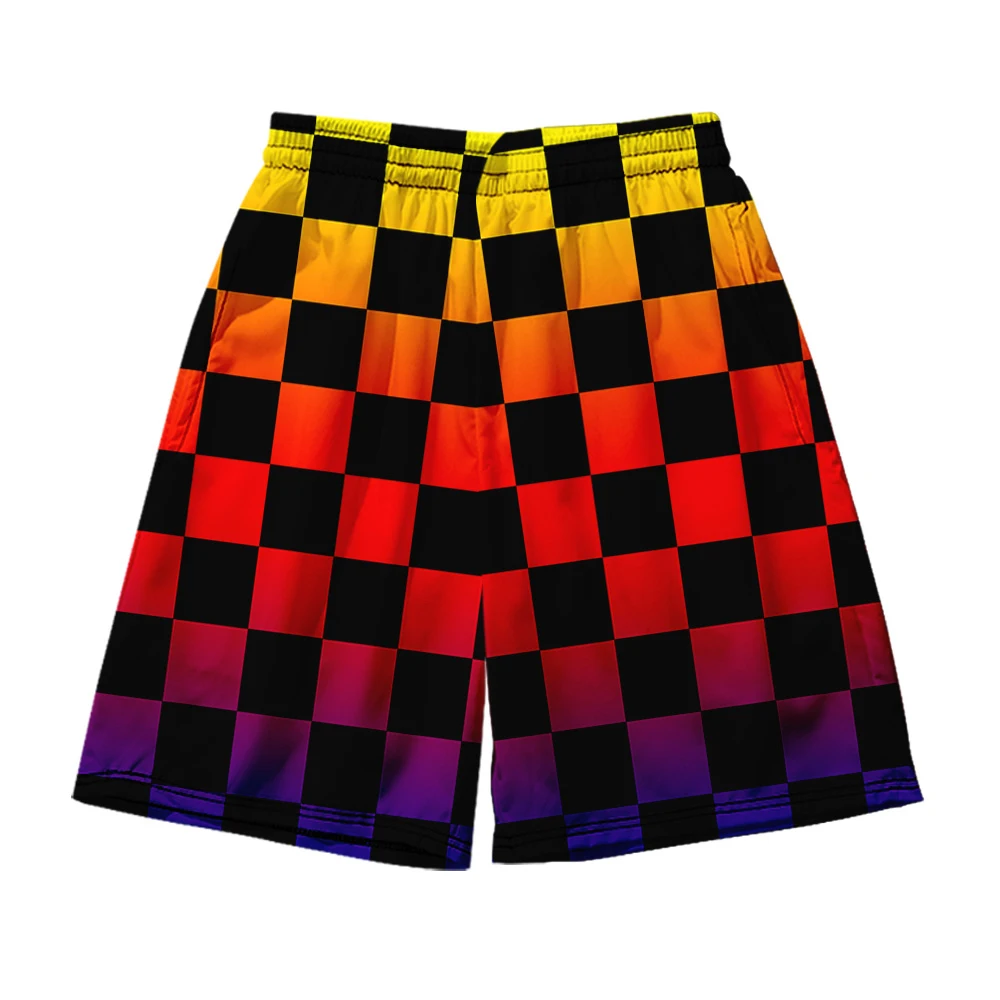 

Пляжные шорты Мужская и женская одежда 3D цифровая печать повседневные шорты модные трендовые штаны для пар 17