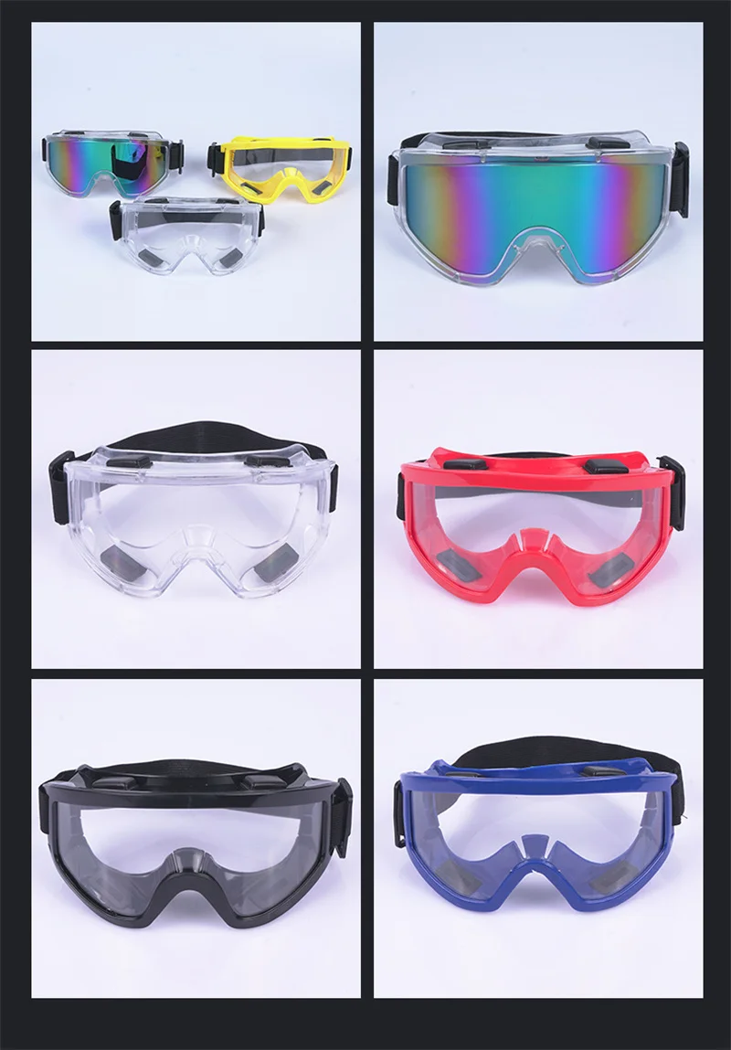 Vinter vindtætte skibriller mænd kvinder gennemsigtige linser motorcykelbriller til dirt bike ski snescooter snowboard_voghion.com